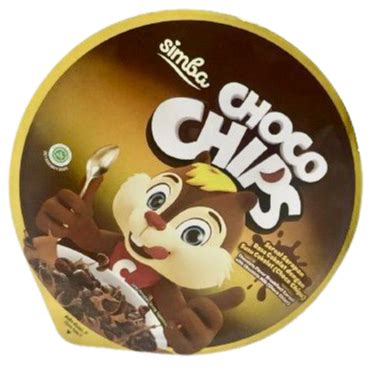 Jual Simba Sereal Choco Chips Cup Susu Coklat Dan Putih Plain