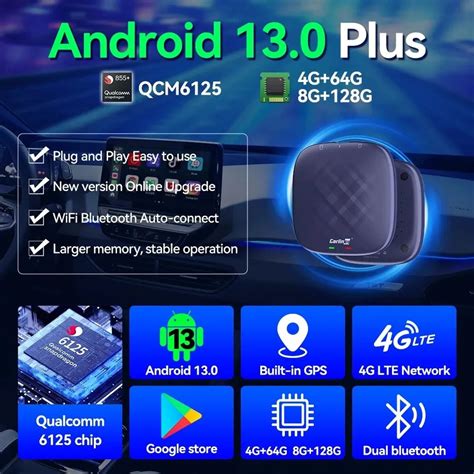 Carlinkit TBox Plus CPC-200-TBox 4/64 Gb (Navigation\Video\Music\Bult ...