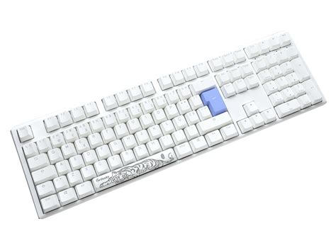Teclado Ducky One Classic Full Size Pure White Hot Swappable Mx Brown Rgb Pbt Mec Nico Pt