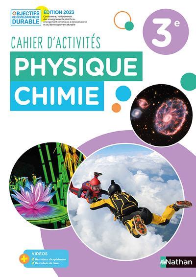 Physique Chimie 3e Cahier Elève 2023 broché Nicolas Coppens