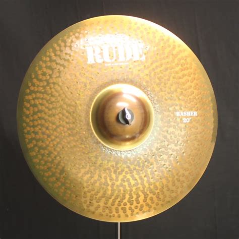 Paiste 20 Rude Basher 1991g Video Demo Reverb