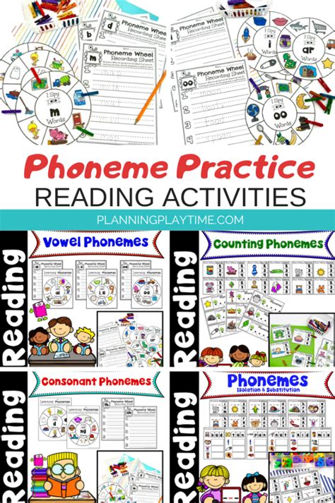 Kindergarten Phoneme Activities For Phonological Awareness Planning