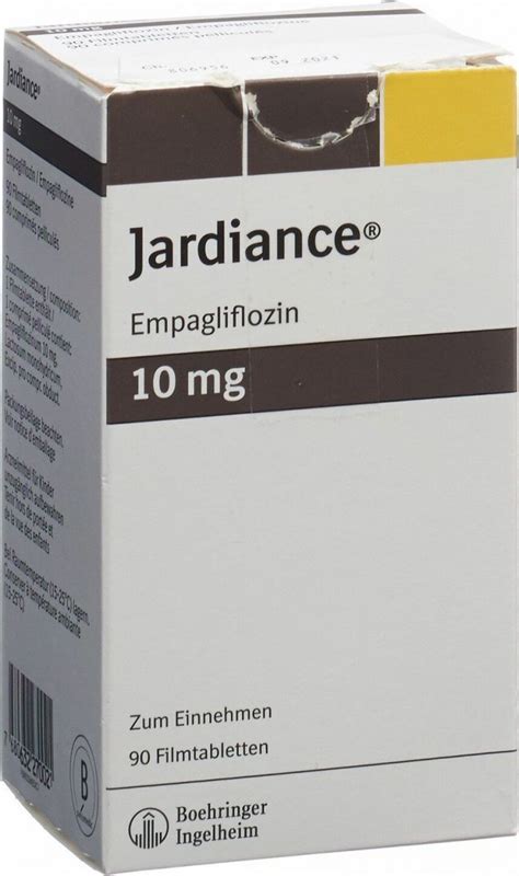 Jardiance Filmtabletten 10mg 90 Stück in der Adler Apotheke