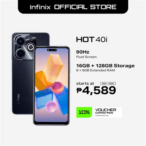 Infinix Hot I Up To GB GB HD Hz Display Year Local Warranty Lazada PH