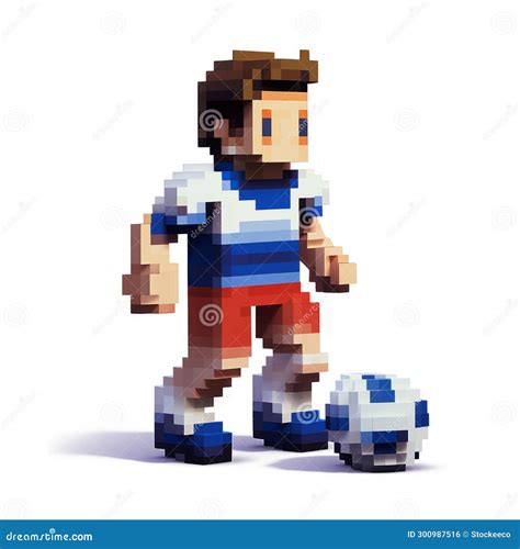 Pixel Football Or Soccer Ball Background High Res Pixelated Wallpaper