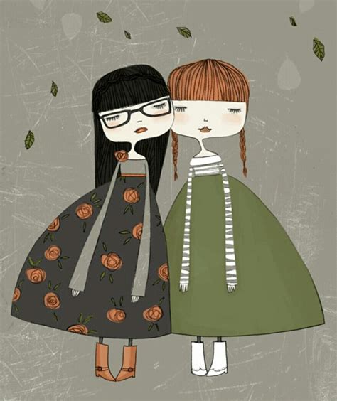 Sisters | Friends illustration, Whimsical art, Illustration