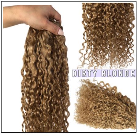 Bundle Dirty Blonde Curly Unprocessed Human Hair