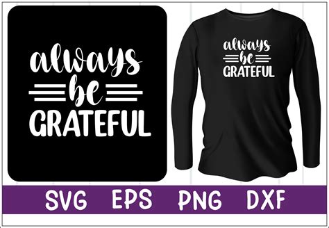 Always Be Grateful Svg Graphic By Design Hall · Creative Fabrica