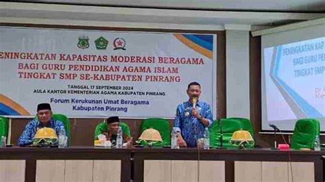 Pentingnya Moderasi Beragama Fkub Pinrang Gelar Pembinaan Untuk Guru Agama