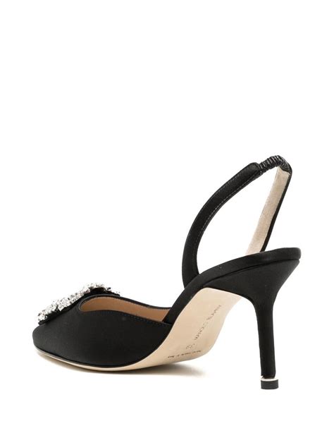 Manolo Blahnik Hangisi Slingback Pumps In Black ModeSens