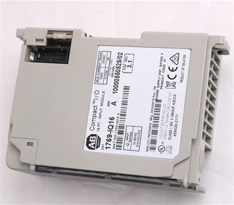 Allen Bradley Modules 1769 Iq16 Ab 1769 Iq16 Compact Io Modules