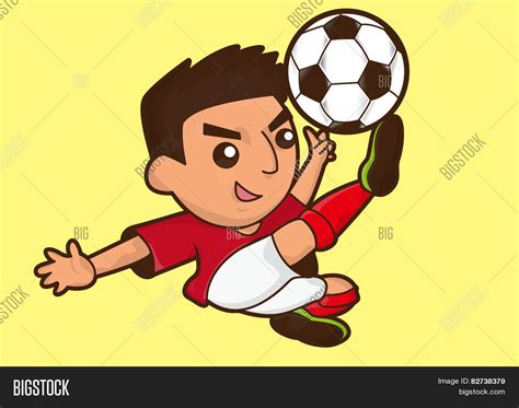 Cartoon Soccer Player