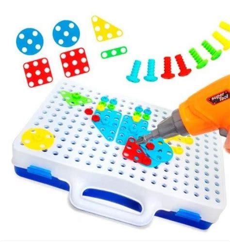 Конструктор мозаика Stem с шуруповертом и столом – фото, отзывы ...