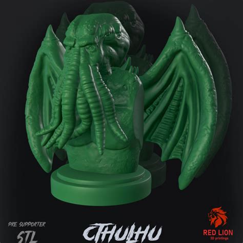 3d Printable Cthulhu By Red Lion Prints