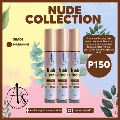 A S Beauty Nude Collection Liquid Lipstick Lazada Ph