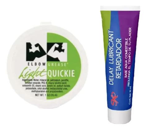 Lubricante Anal Elbow Grease Ligero Delay Sabor Manzana Manzana Meses sin interés