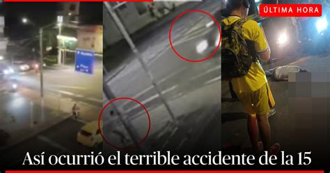 Revelan Video Del Momento Exacto Del Fuerte Accidente Que Cobr La Vida