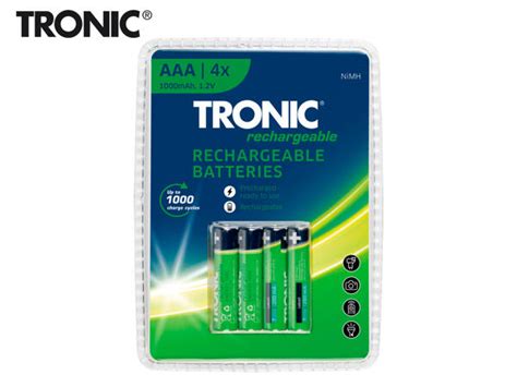 Tronic Rechargeable Batteries Lidl Great Britain Specials Archive