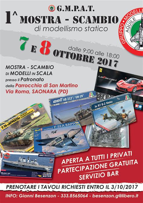 Mostra Scambio Di Modellismo Statico Del G M P A T G M Pat