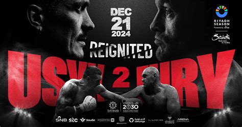 Usyk vs Fury 2 (Dec 21, 2024): How to Watch, Start Time