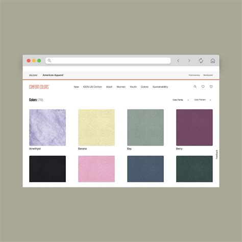 2026 Comfort Colors color chart guide | Print on Demand
