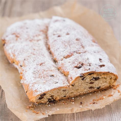 Einfaches Christstollen Rezept Backen macht glücklich