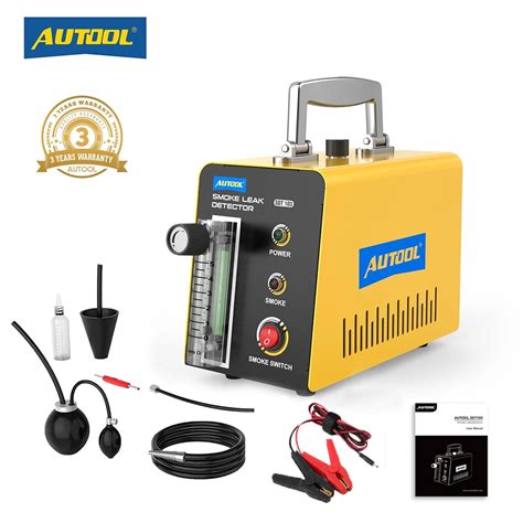 AUTOOL Automotive Smoke Leak Detector, DC12V EVAP Machine, Fuel