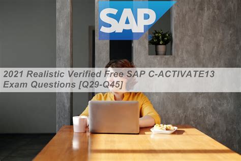 Realistic Verified Free Sap C Activate Exam Questions Q Q