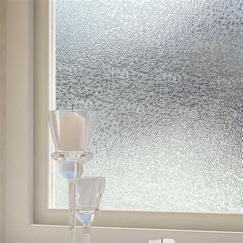 Privacy No Glue Static Window Film Carmen, UV Blocking Heat Control Pr ...