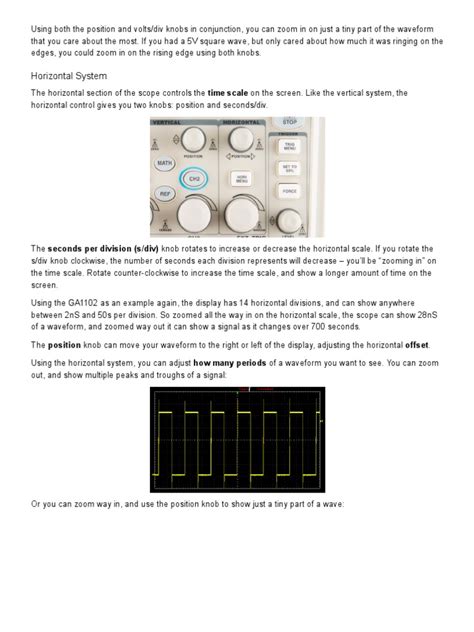 Oscilloscope | PDF