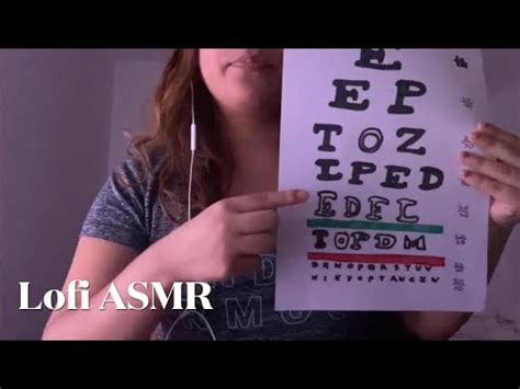 Asmr Eye Exam Role Play Lofi Youtube