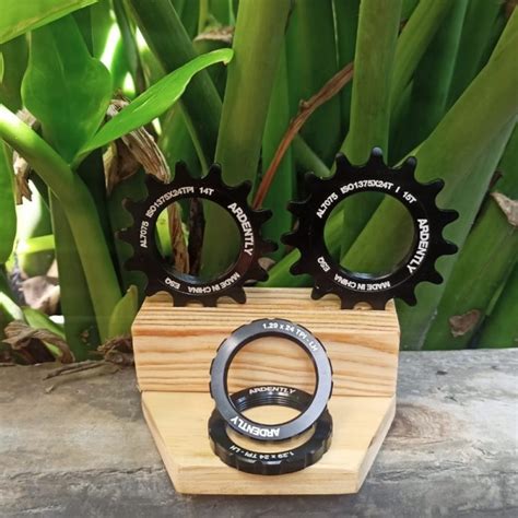 jual cogset ardently alloy fixie      lockring shopee