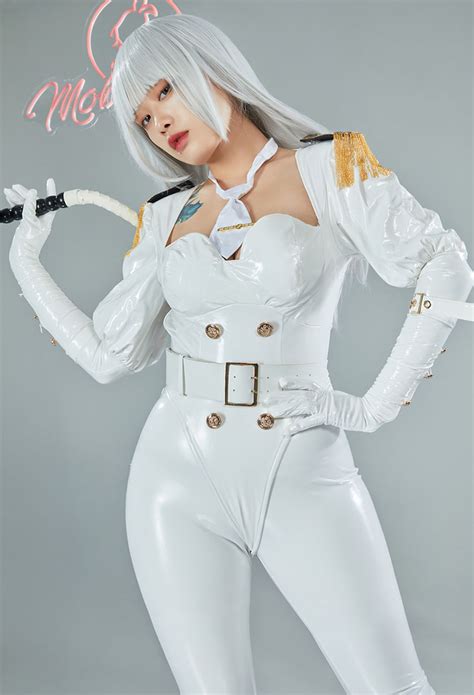 Inquisitor Sexy Lingerie Set Halloween White Officer Costume Bodysuit Set With Pants Top