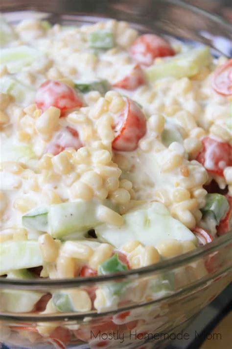 Shoepeg Corn Salad - Mostly Homemade Mom