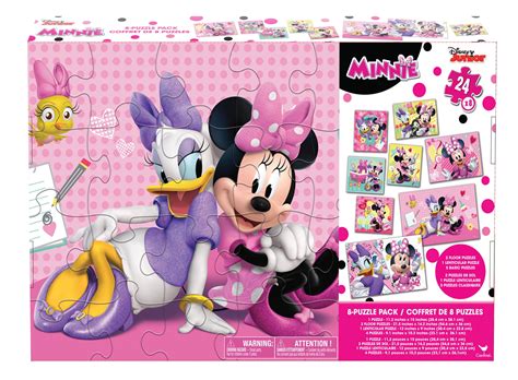 Minnie Mouse 8 Pack Of Jigsaw Puzzles