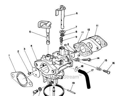 Murray lawn mower carburetor diagram