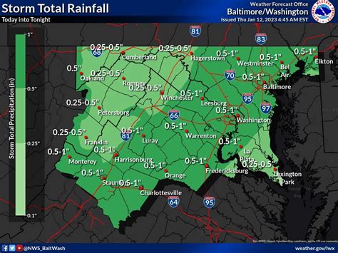 MD Weather Thunderstorms Heavy Rain In Forecast To End Week Across