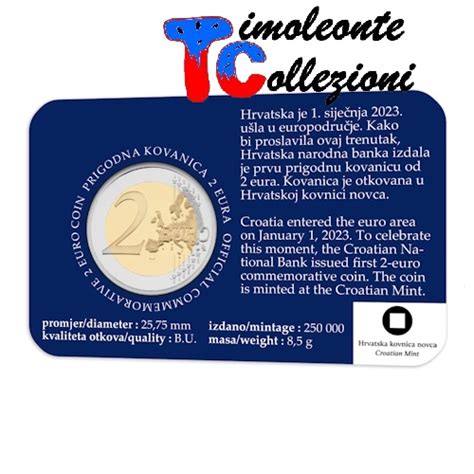 Croazia Introduzione Dell Coincard Timoleonte Collezioni