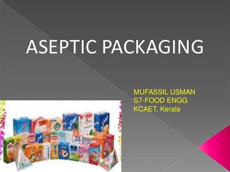 Aseptic packaging