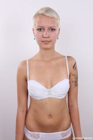 Tattooed Short Hair Cute Blonde With Sexy Small Tits Ti XXX Dessert