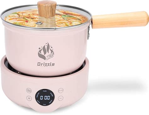 Amazon Drizzle Electric Hot Pot Cooker In Soup Prridge Noodle Steamer Delay Start