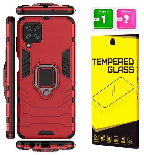 Etui Pancerne MOCNE Plecki Case SZKŁO do Samsung Galaxy A12 Galaxy