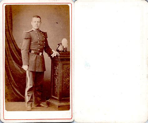 CDV Jeune Homme En Tenue Militaire Circa 1870 By Photographie