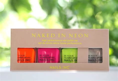 Nails Inc Naked In Neon British Beauty Blogger