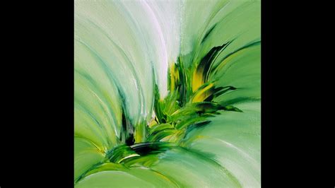 Green Explosion, abstract painting, Acrylic - YouTube