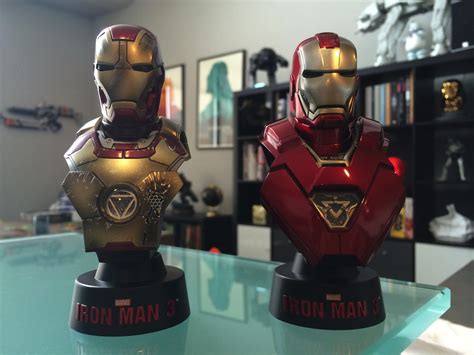 Cool Stuff Hot Toys Iron Man Mini Busts Deluxe Set