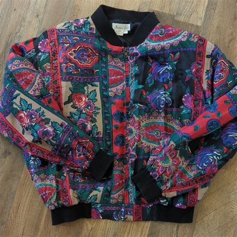 Naked Silk Jackets Coats Vintage Naked Silk Zip Up Jacket Poshmark