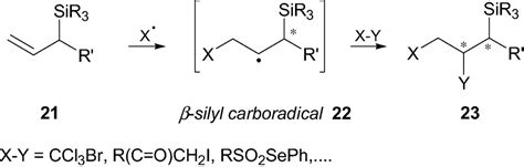 Stereocontrol In Reactions Of Cyclic And Acyclic β Silyl Radicals