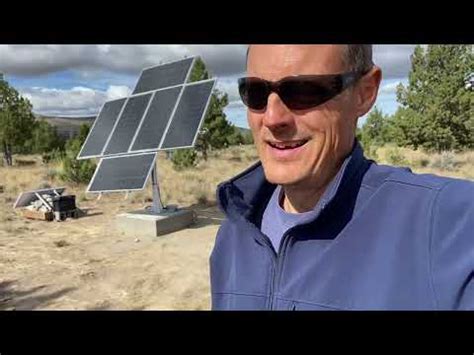 Review Eco Worthy Solar Tracker Panels Youtube