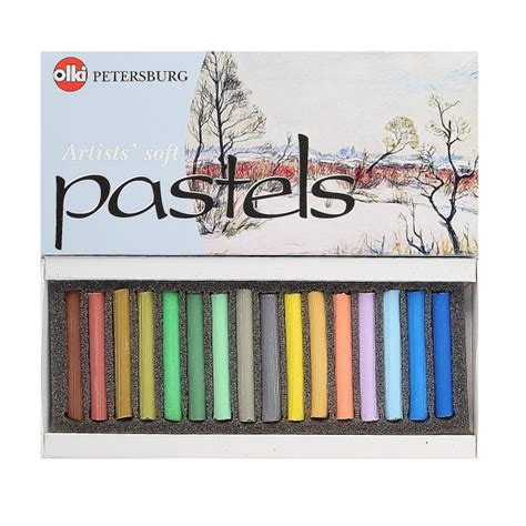 Пастель художественная сухая, картонная коробка Времена года Весна ...